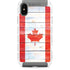 Canada Flag Light Wood iPhone Cases